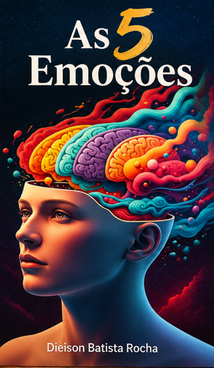 Capa de Coletânea As 5 Emoções, de Dieison Batista Rocha