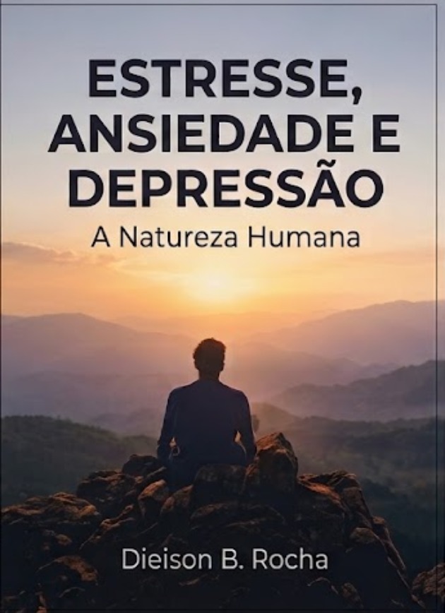 Capa de Estresse, Ansiedade e Depressão, de Dieison Batista Rocha